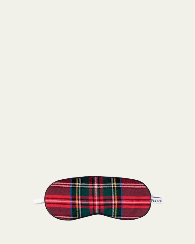 Kid's Imperial Tartan Plaid Eye Mask